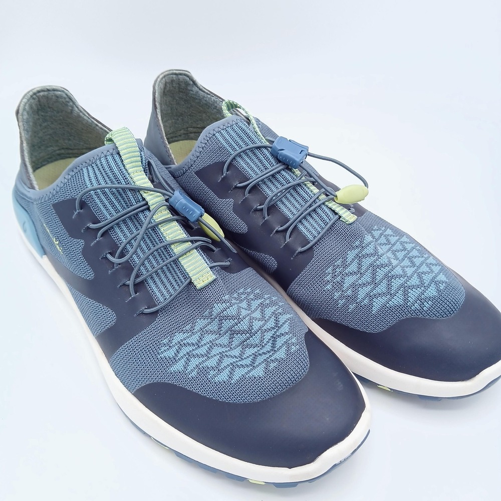 OluKai Miki Trainer Shoes Womens Size 9 Wide EU‎ 39 Blue Navy Teal Running Mesh - Picture 3 of 7